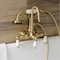 Kingston Brass AE9T7 Wall Mount Clawfoot Tub Faucet, Brushed Brass AE9T7 - alternate 3